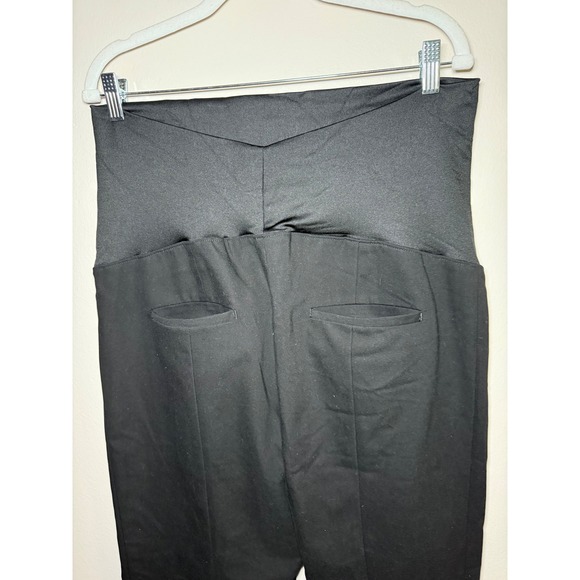 LOFT Maternity Black Ponte Pants Size 14M - Picture 3 of 6